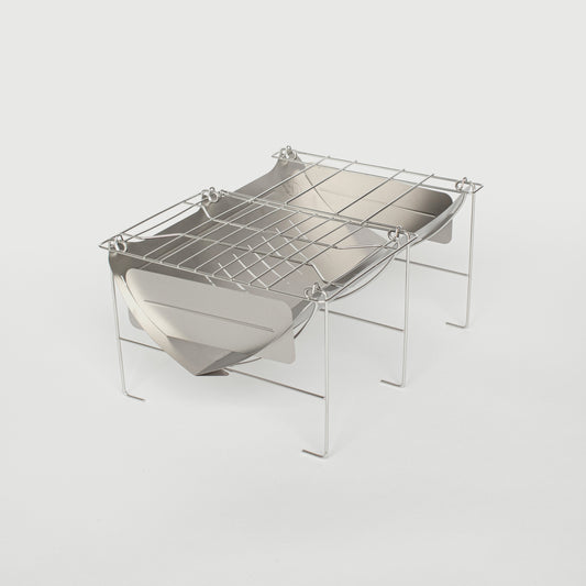TABI Ti Lightweight Fire Pit with Grill Extension