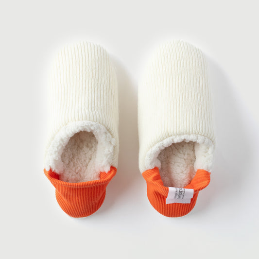 Reversible Slippers (Natural / Orange)