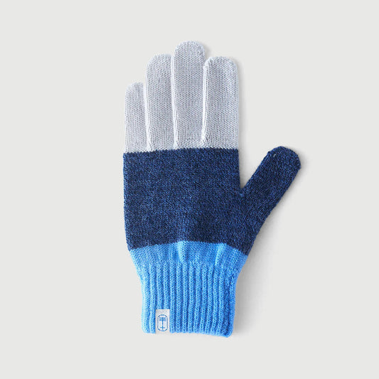 Three Tones Wool Gloves (Men)