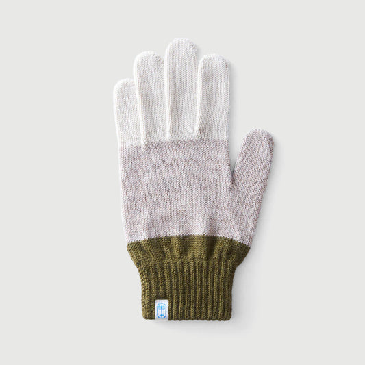 Three Tones Wool Gloves (Men)