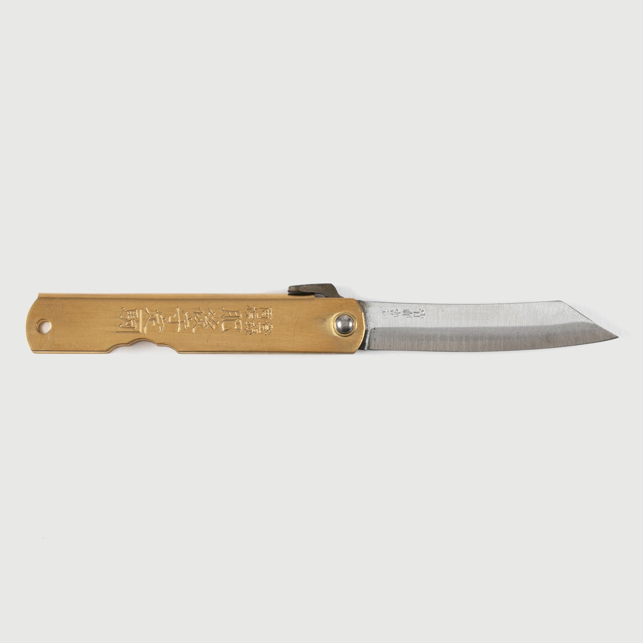 Higonokami Folding Knife, Brass / Blue Steel – tokyobike London