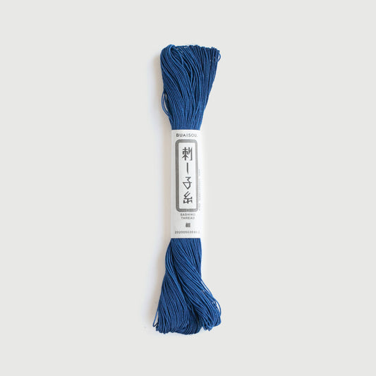 Indigo Dyed Sashiko Thread (Thin)