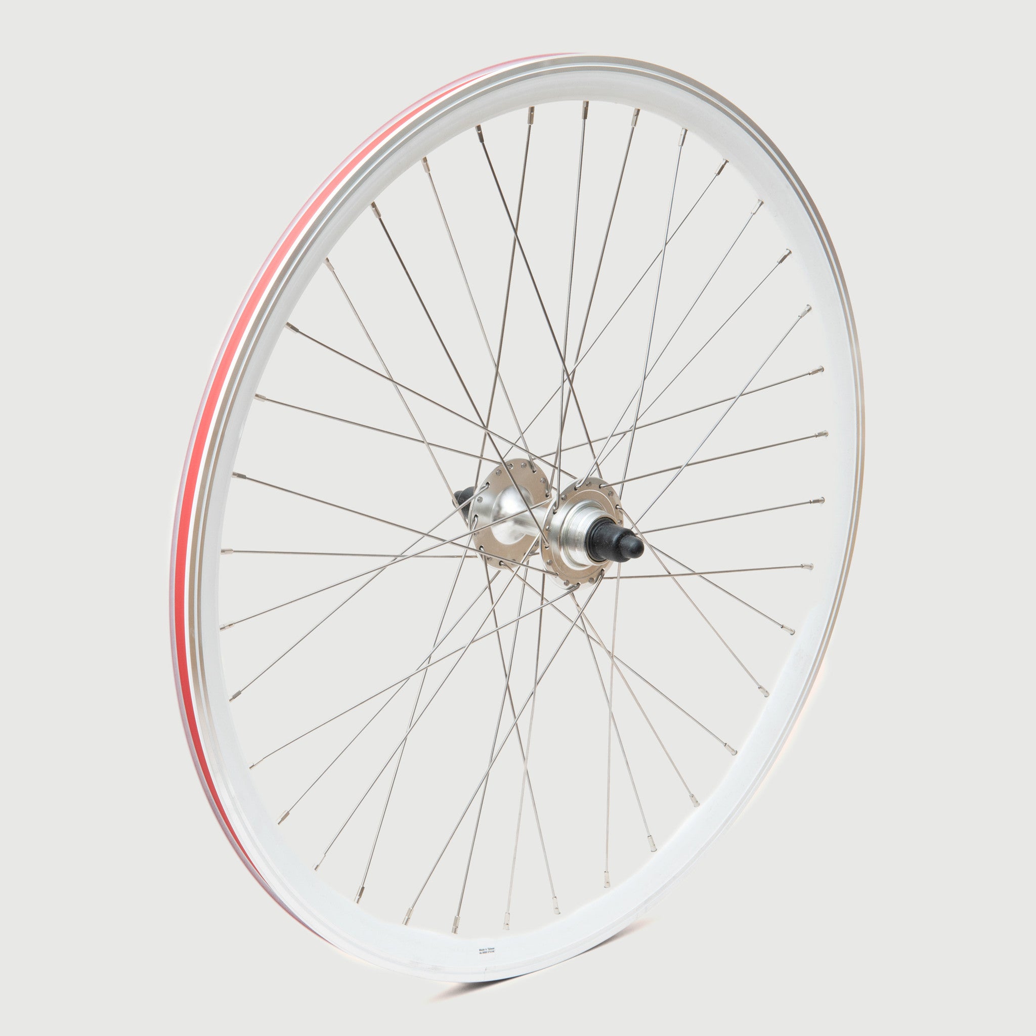 Single Speed Solid Axle Wheel in White (650c)