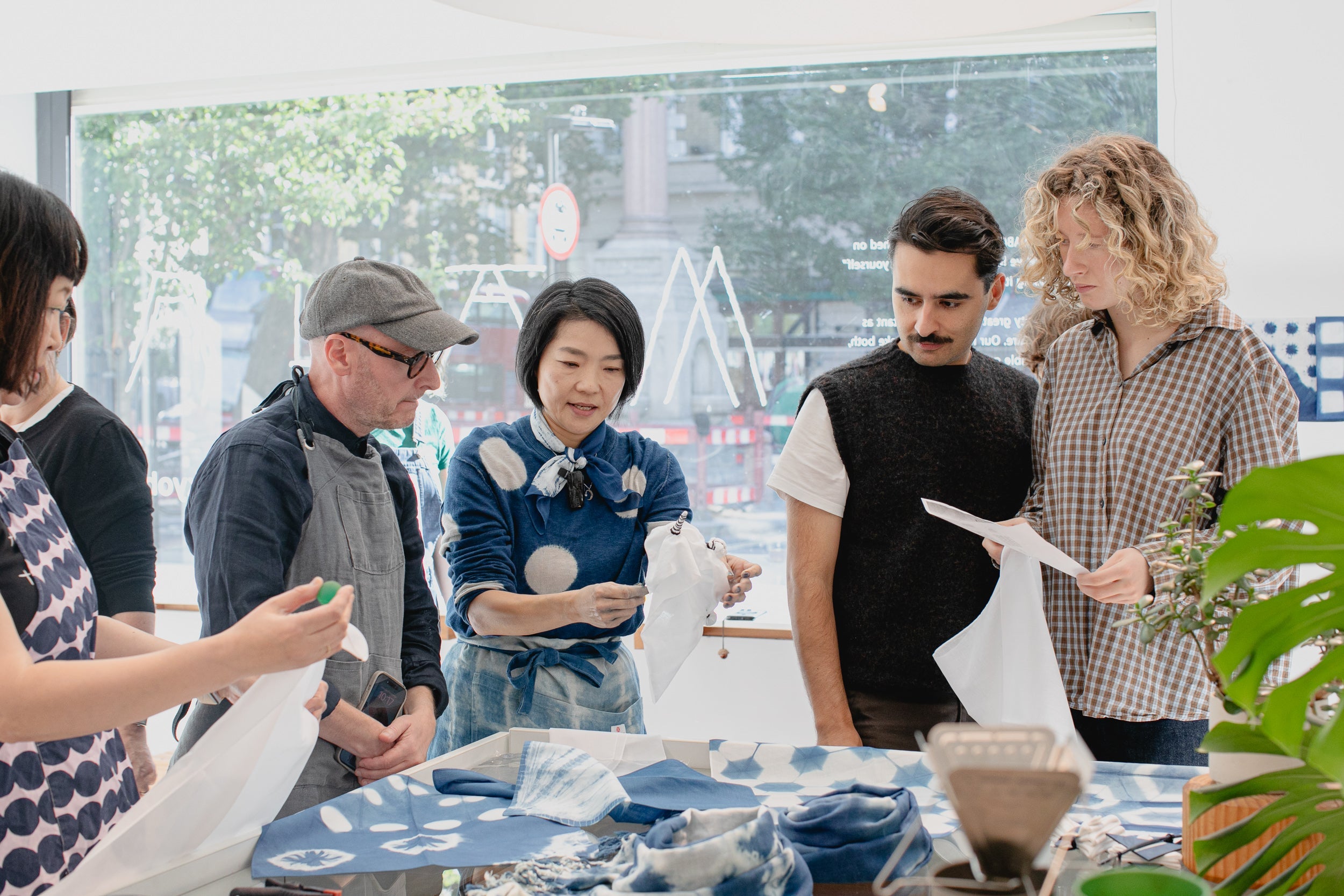 Indigo Dye Workshop by Kaori