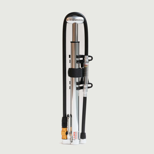 HP Micro Floor Pump with guage