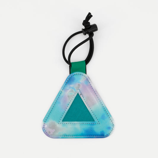 Triangle Reflector (Blue Tie Dye, multi colour)