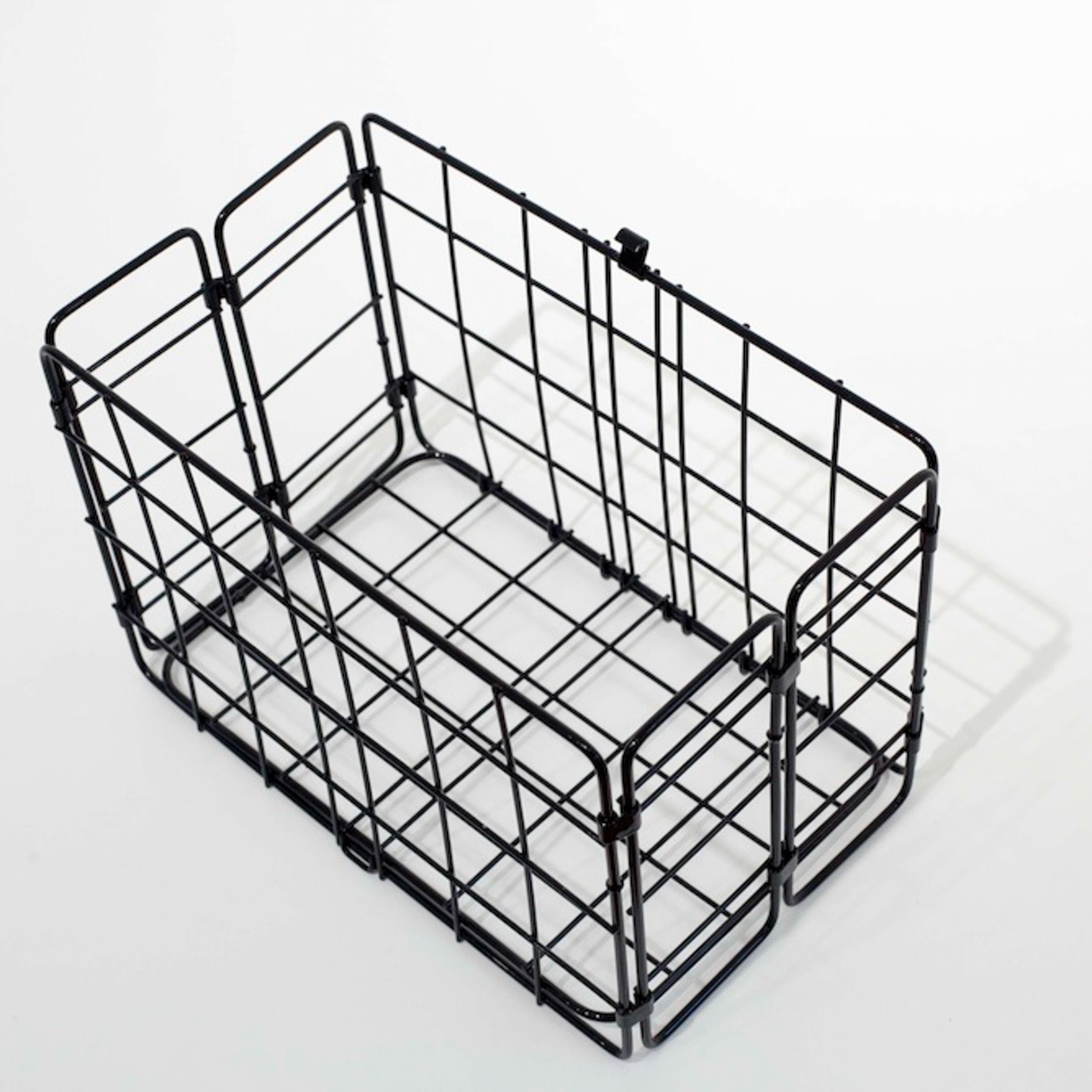 Folding hot sale metal basket