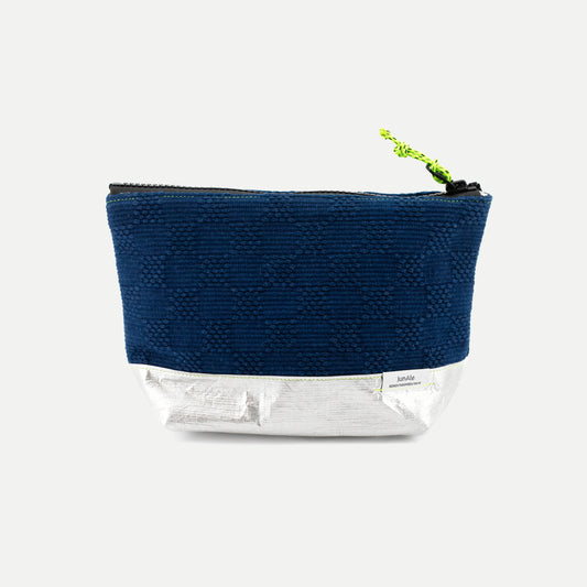Sashiko Woven Zip Pouch