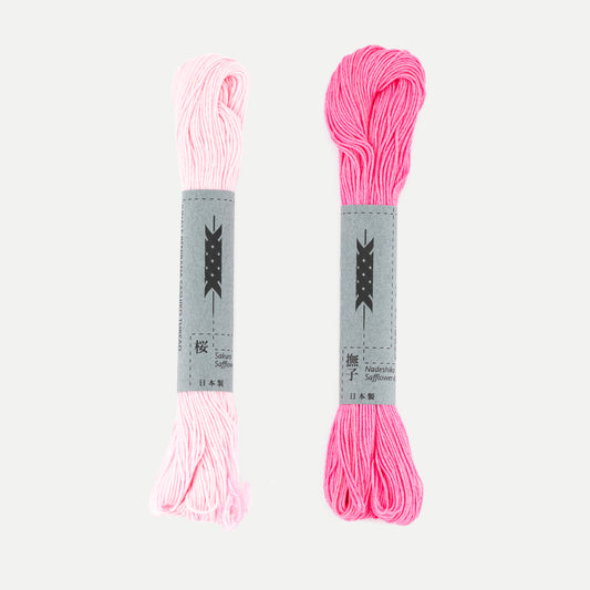 Saﬄower Dyed Sashiko Thread (Thick) 40m