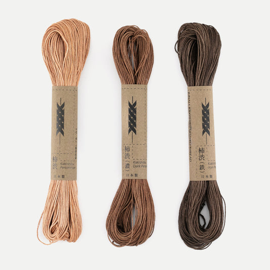 Persimmon Dyed Sashiko Thread (Thick) 40m