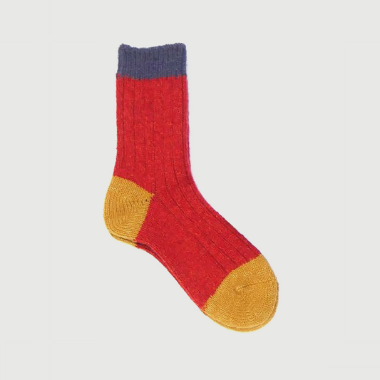 Wool Ribbed Socks