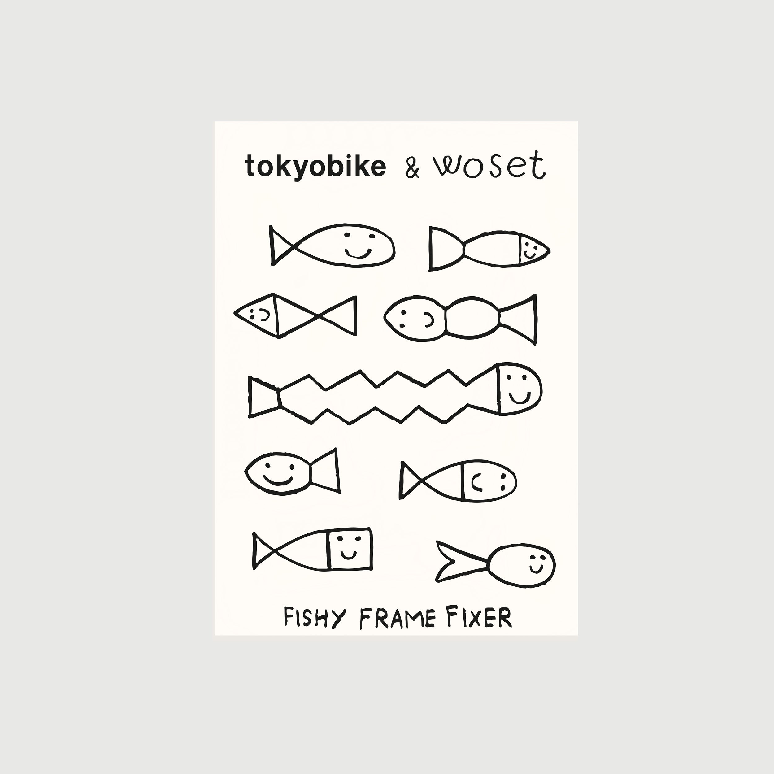 Fixer Sticker Fishy Frame Fixer Stickers – tokyobike London