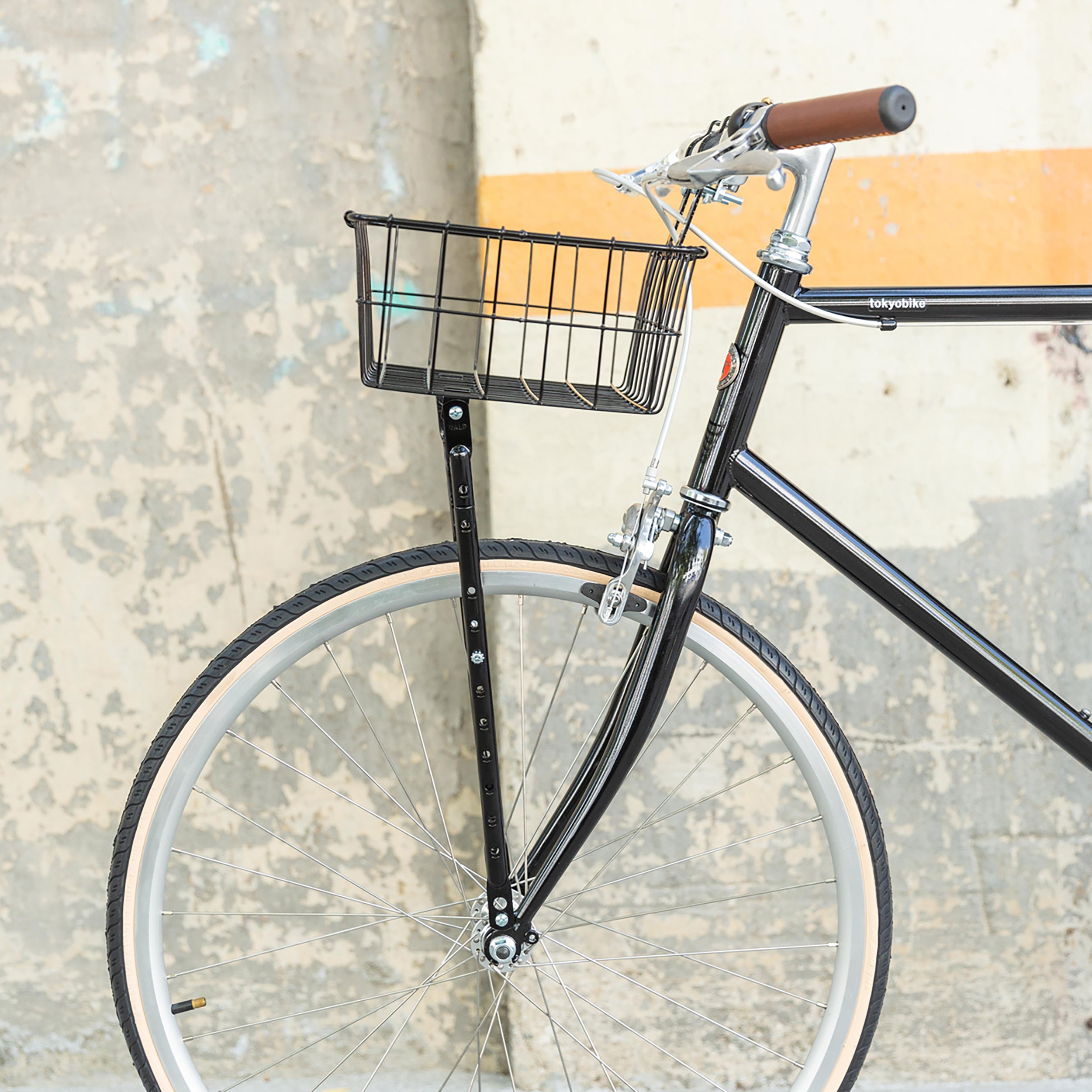 Wald front shop grocery bike basket