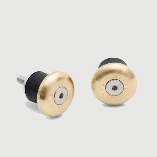 Brass Bar End Caps - tokyobike x Nitto
