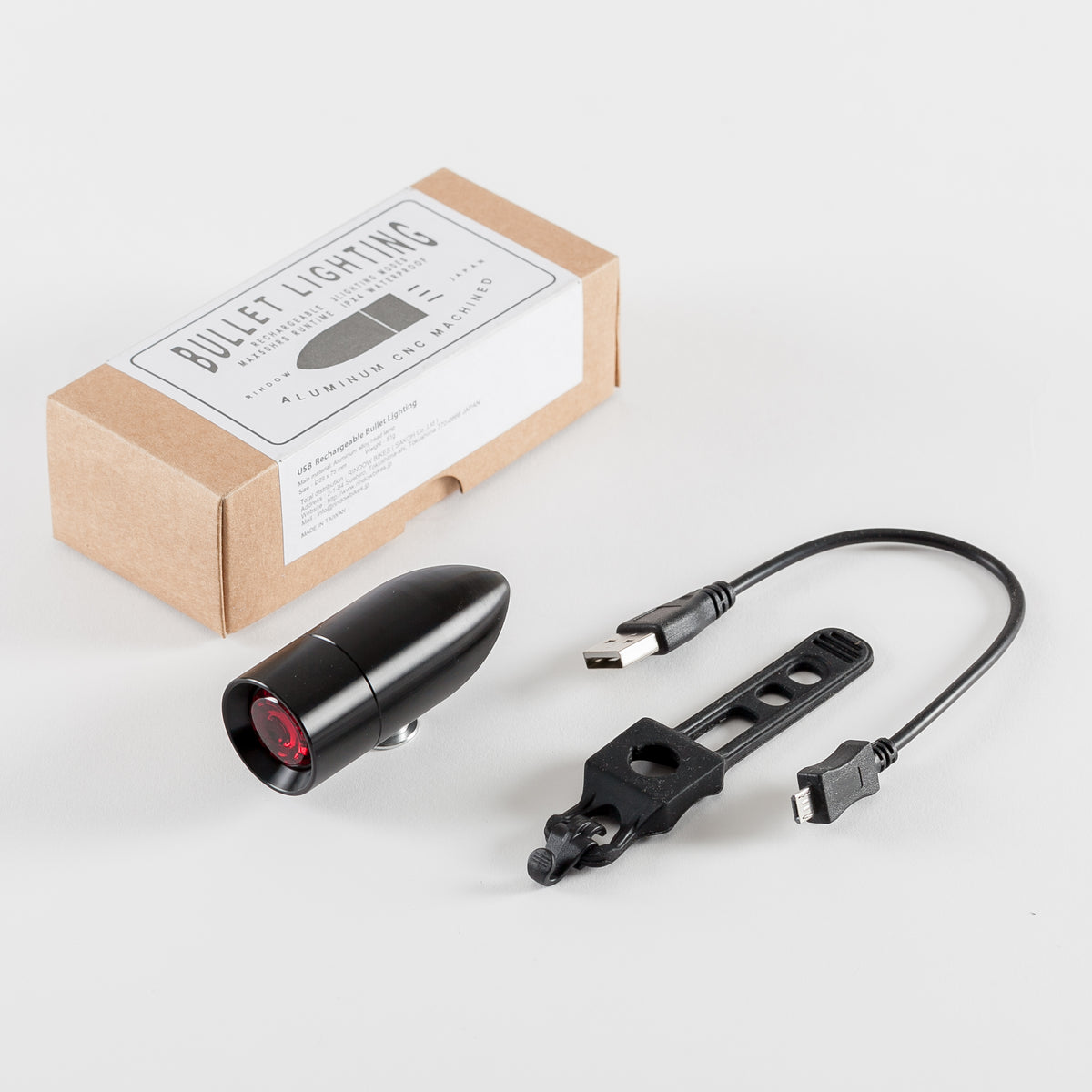RINDOW - Lights, Bullet Lighting, USB rechargeable, CNC machined ...