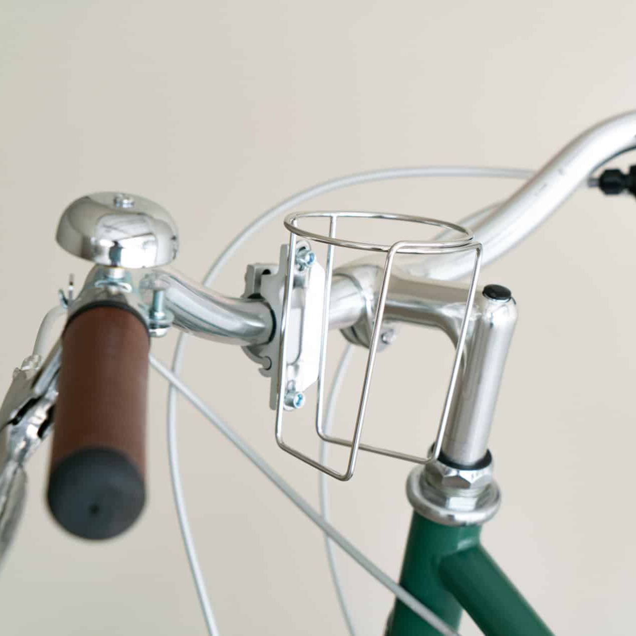 VO Handlebar to Bottle Cage Mount Silver tokyobike London